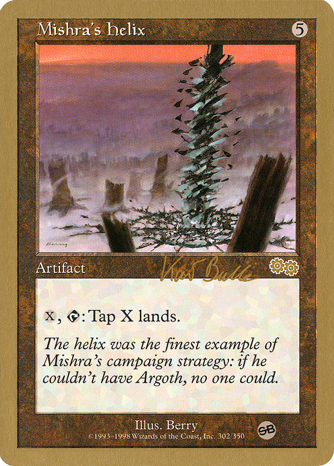 Mishra's Helix (Kai Budde) (SB) [World Championship Decks 1999] | Game Haven TX
