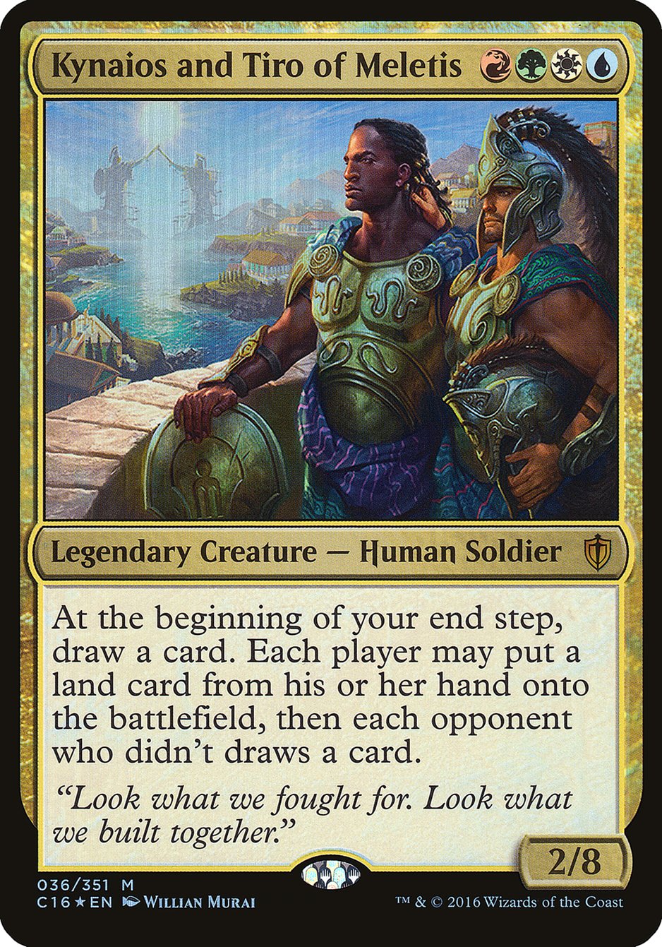 Kynaios and Tiro of Meletis (Commander 2016) [Commander 2016 Oversized] | Game Haven TX
