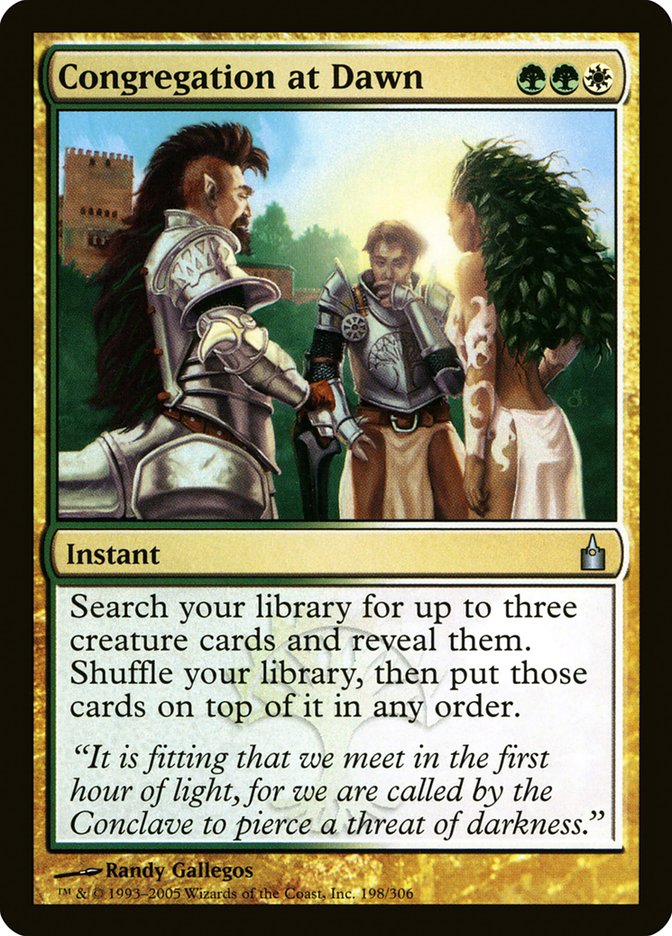 Congregation at Dawn [Ravnica: City of Guilds] | Game Haven TX