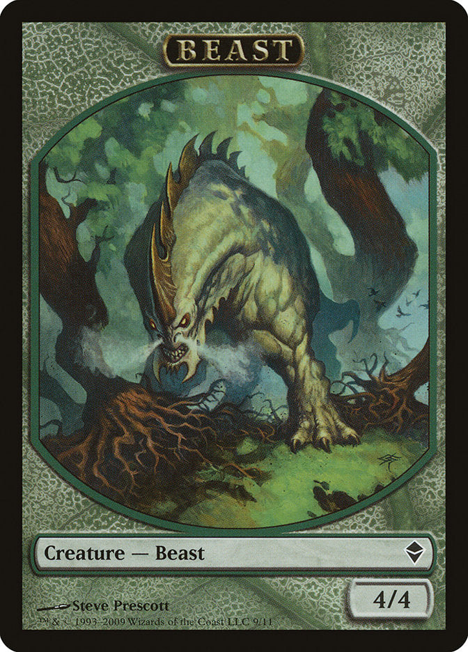 Beast [Zendikar Tokens] | Game Haven TX