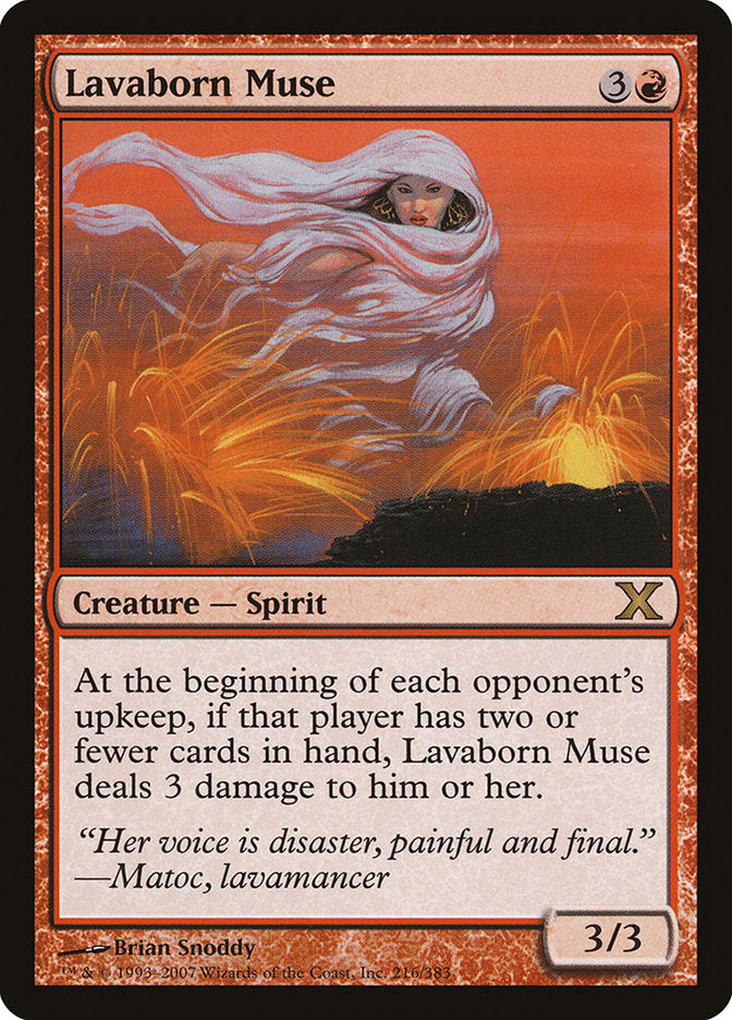 Lavaborn Muse [Tenth Edition] | Game Haven TX