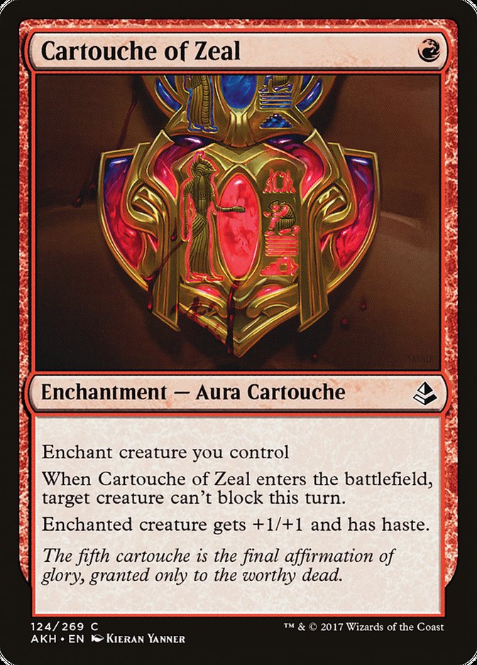 Cartouche of Zeal [Amonkhet] | Game Haven TX