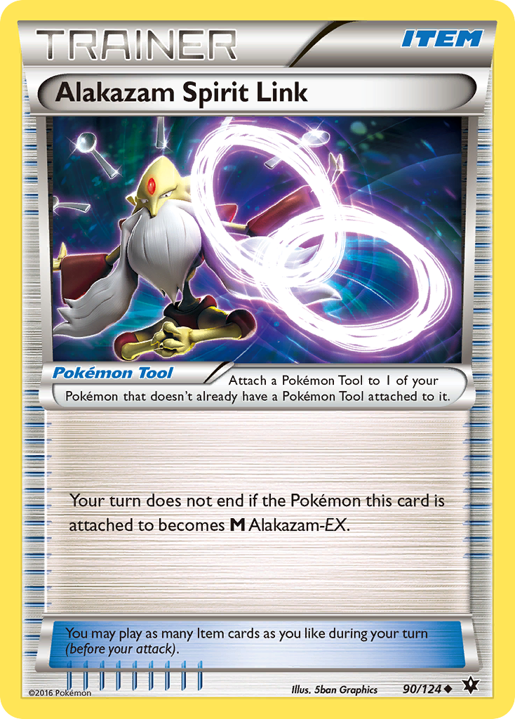 Alakazam Spirit Link (90/124) [XY: Fates Collide] | Game Haven TX
