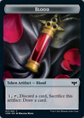 Blood // Spirit (003) Double-sided Token [Innistrad: Crimson Vow Tokens] | Game Haven TX