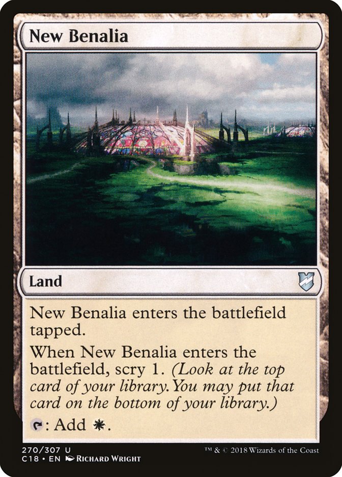 New Benalia [Commander 2018] | Game Haven TX