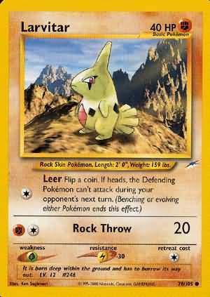 Larvitar (70/105) [Neo Destiny Unlimited] | Game Haven TX