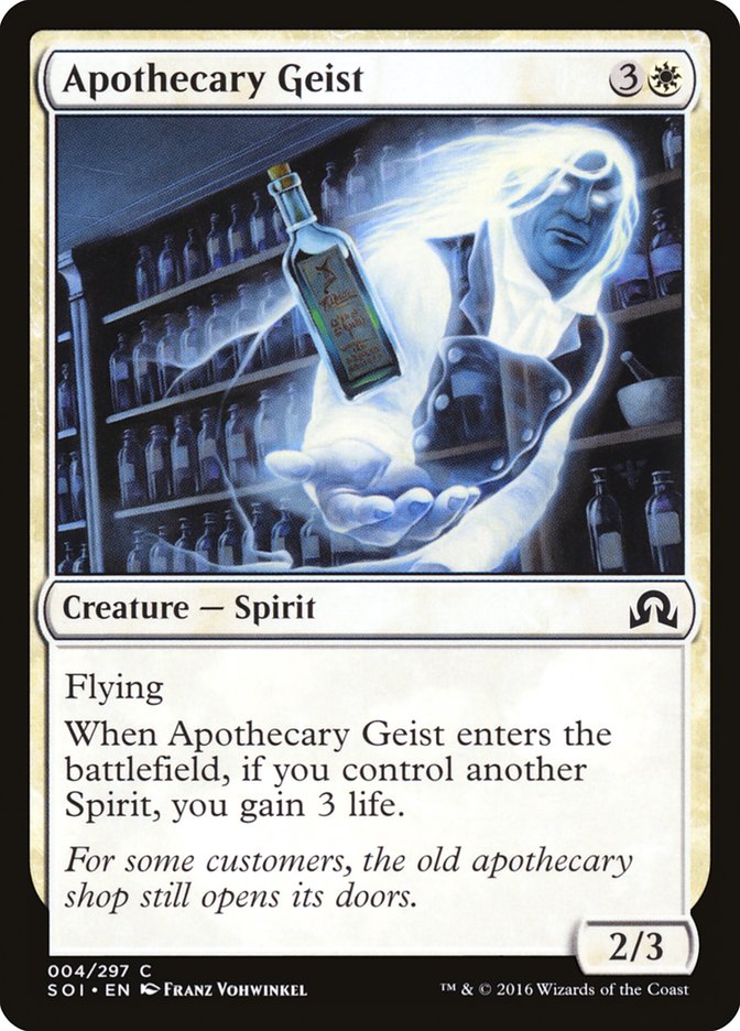 Apothecary Geist [Shadows over Innistrad] | Game Haven TX