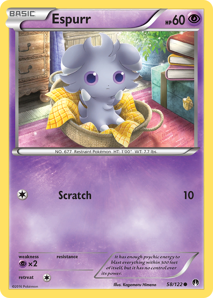 Espurr (58/122) [XY: BREAKpoint] | Game Haven TX