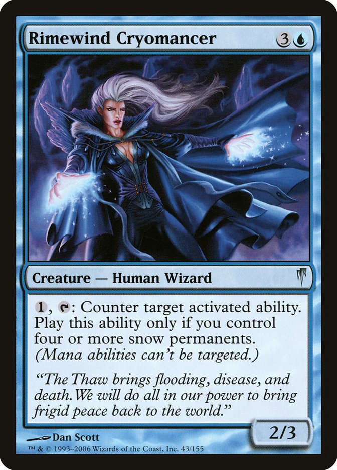 Rimewind Cryomancer [Coldsnap] | Game Haven TX
