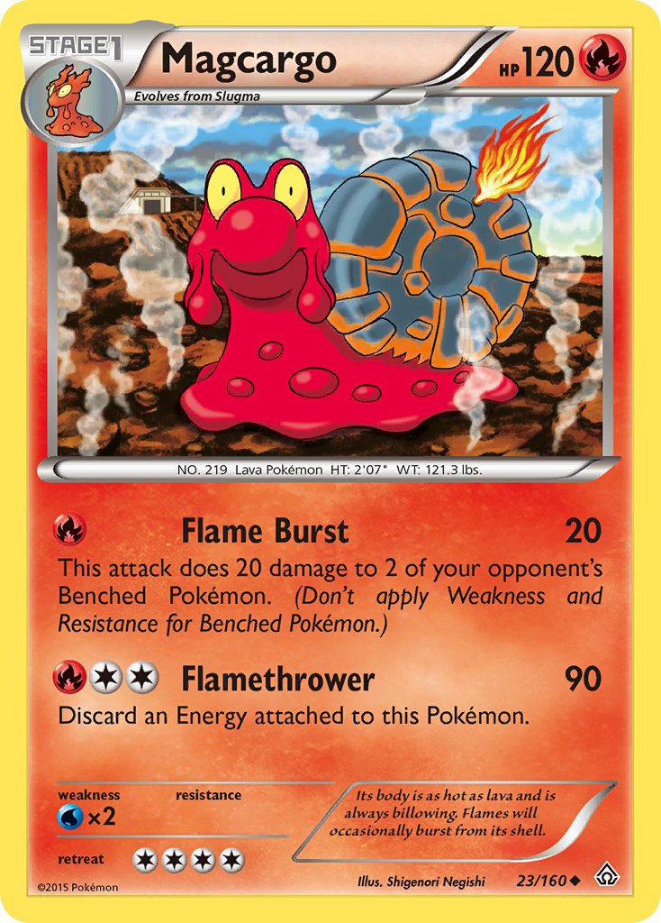 Magcargo (23/160) [XY: Primal Clash] | Game Haven TX
