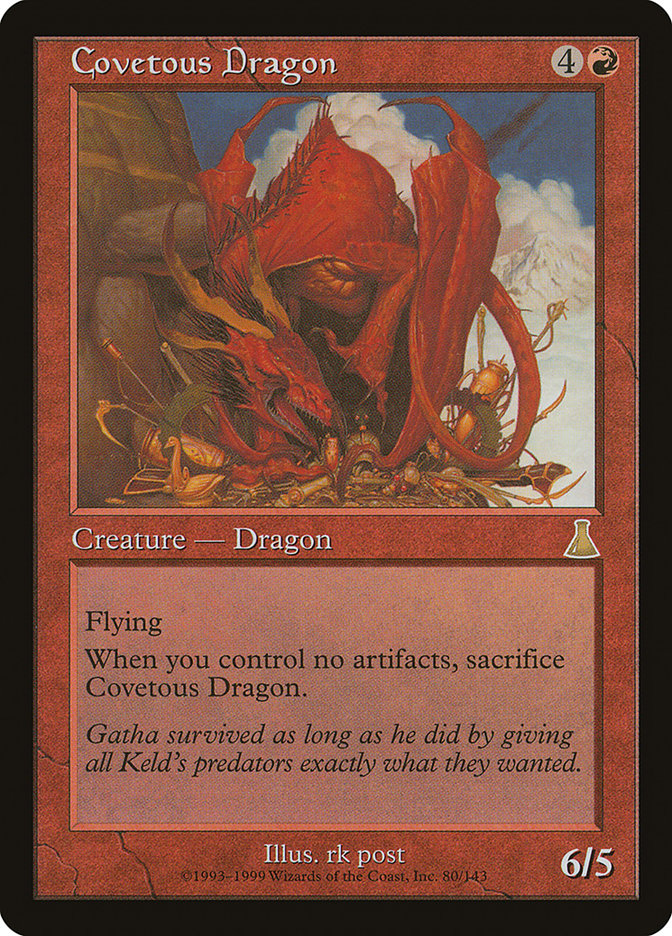Covetous Dragon [Urza's Destiny] | Game Haven TX