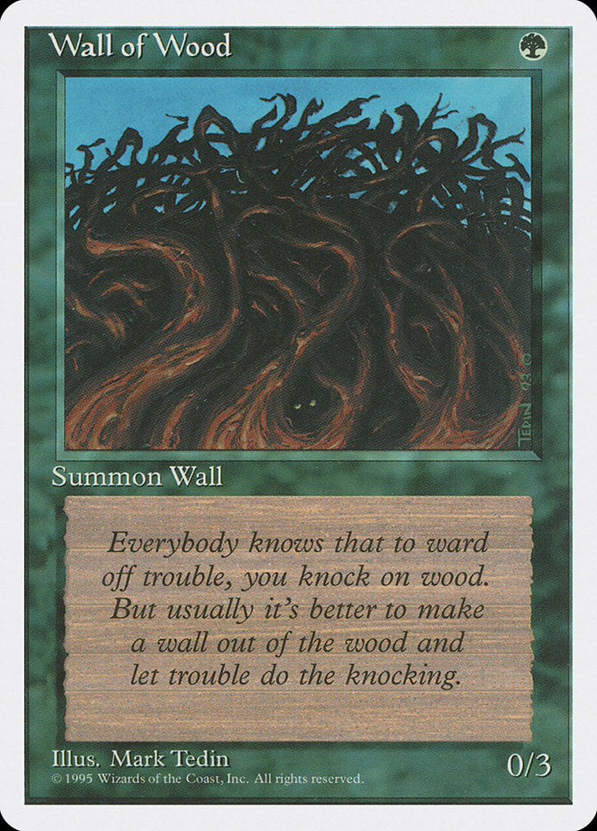 Wall of Wood [Fourth Edition] | Game Haven TX