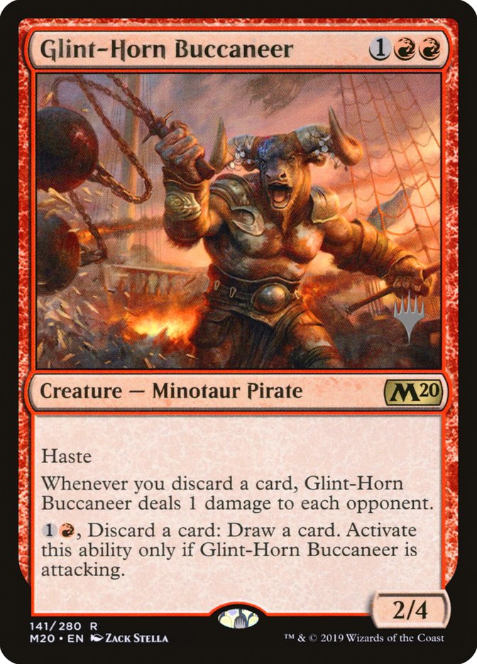 Glint-Horn Buccaneer [Core Set 2020 Promos] | Game Haven TX