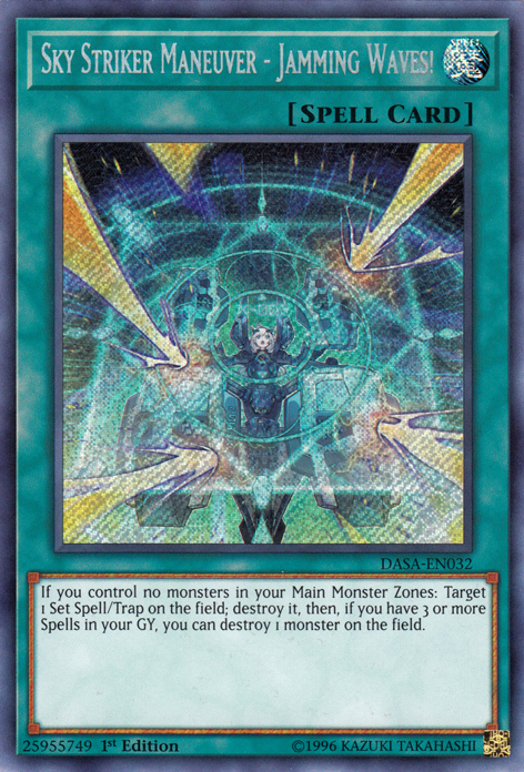 Sky Striker Maneuver - Jamming Waves! [DASA-EN032] Secret Rare | Game Haven TX