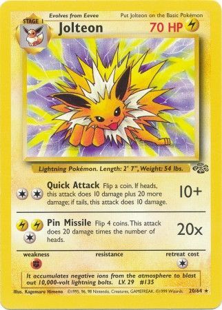 Jolteon (20/64) [Jungle Unlimited] | Game Haven TX