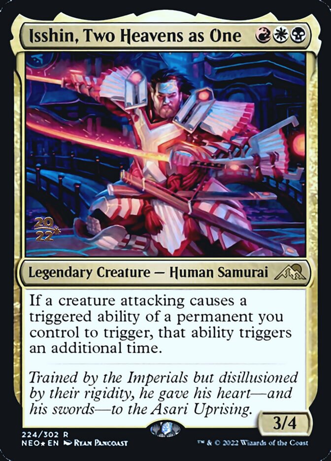 Isshin, Two Heavens as One [Kamigawa: Neon Dynasty Prerelease Promos] | Game Haven TX