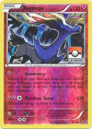 Xerneas (81/114) (Steam Siege League Promo) [XY: Steam Siege] | Game Haven TX