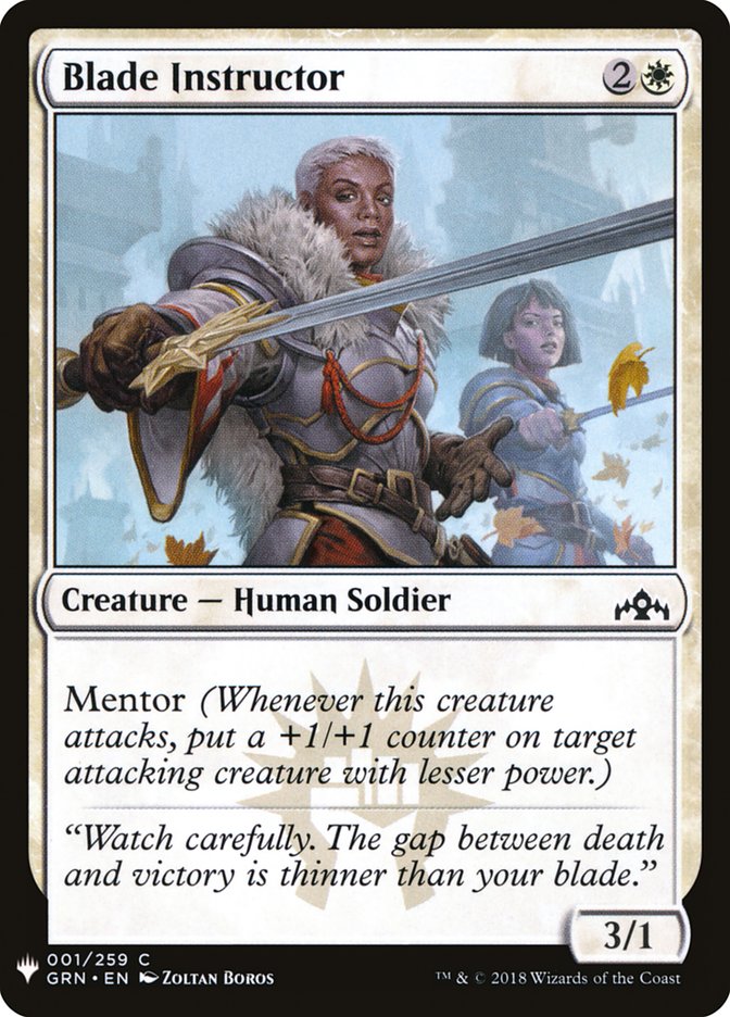 Blade Instructor [Mystery Booster] | Game Haven TX