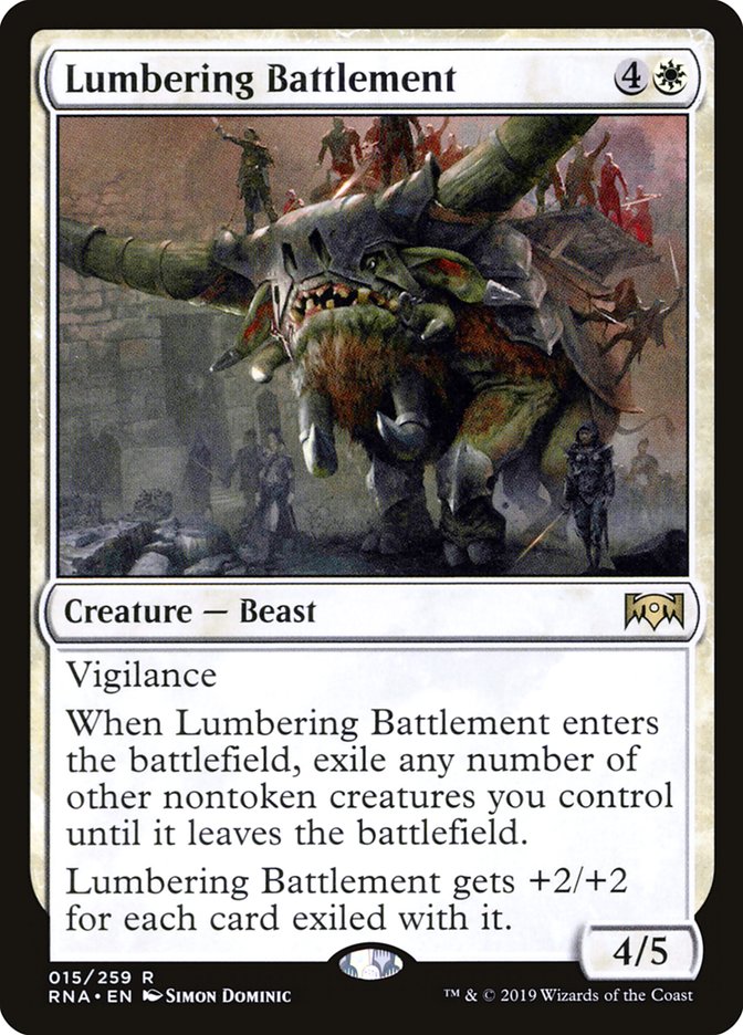 Lumbering Battlement [Ravnica Allegiance] | Game Haven TX
