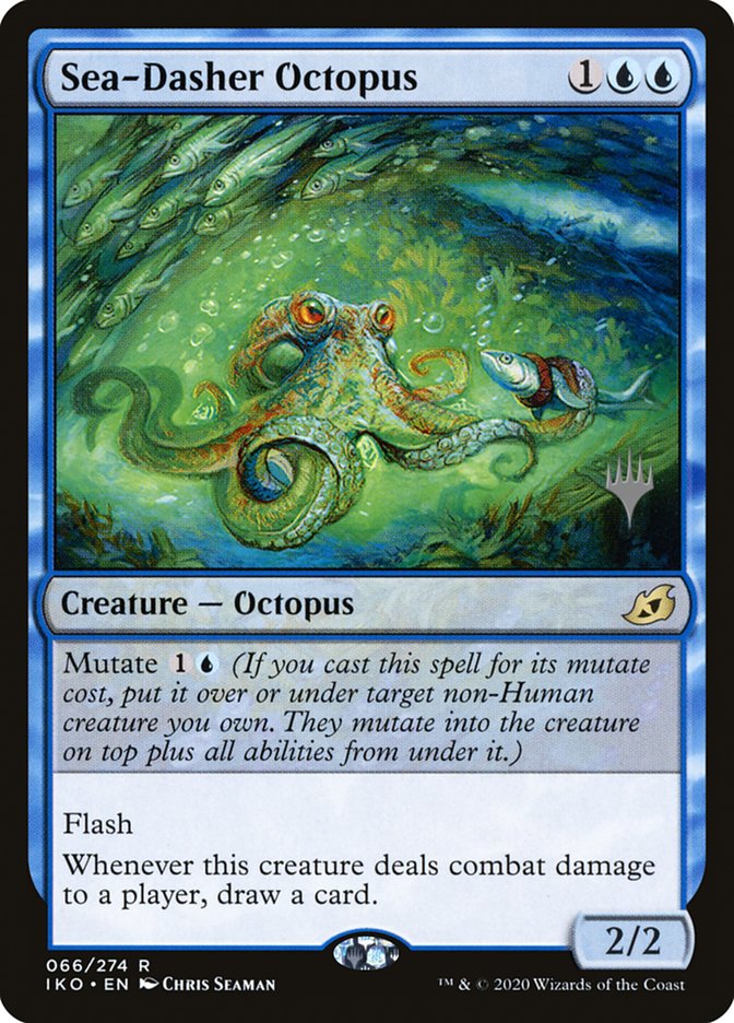 Sea-Dasher Octopus (Promo Pack) [Ikoria: Lair of Behemoths Promos] | Game Haven TX