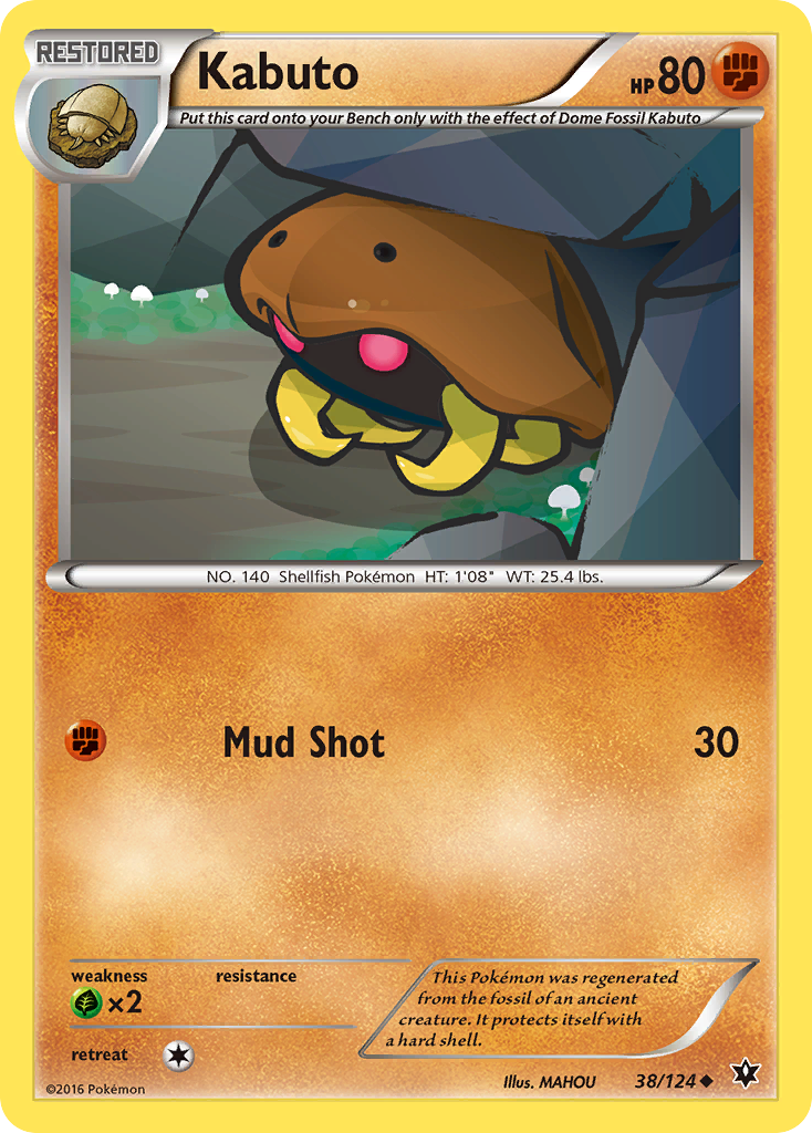 Kabuto (38/124) [XY: Fates Collide] | Game Haven TX