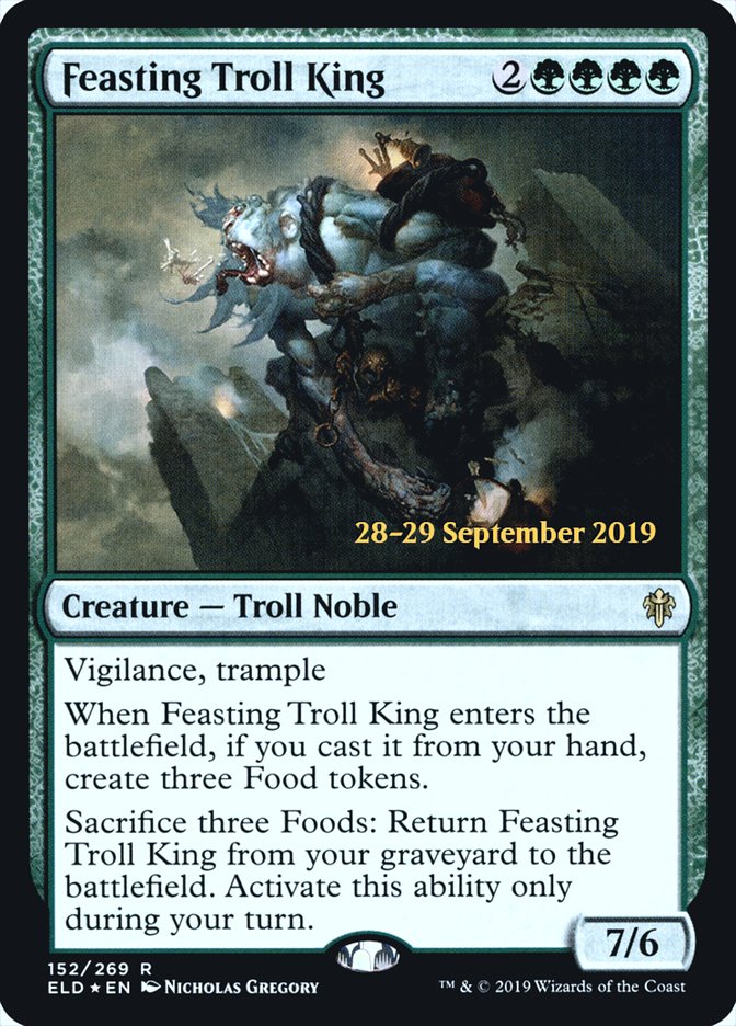 Feasting Troll King [Throne of Eldraine Promos] | Game Haven TX