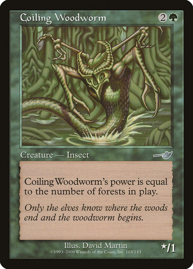 Coiling Woodworm [Nemesis] | Game Haven TX