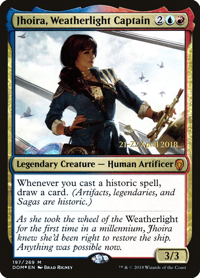 Jhoira, Weatherlight Captain [Dominaria Promos] | Game Haven TX