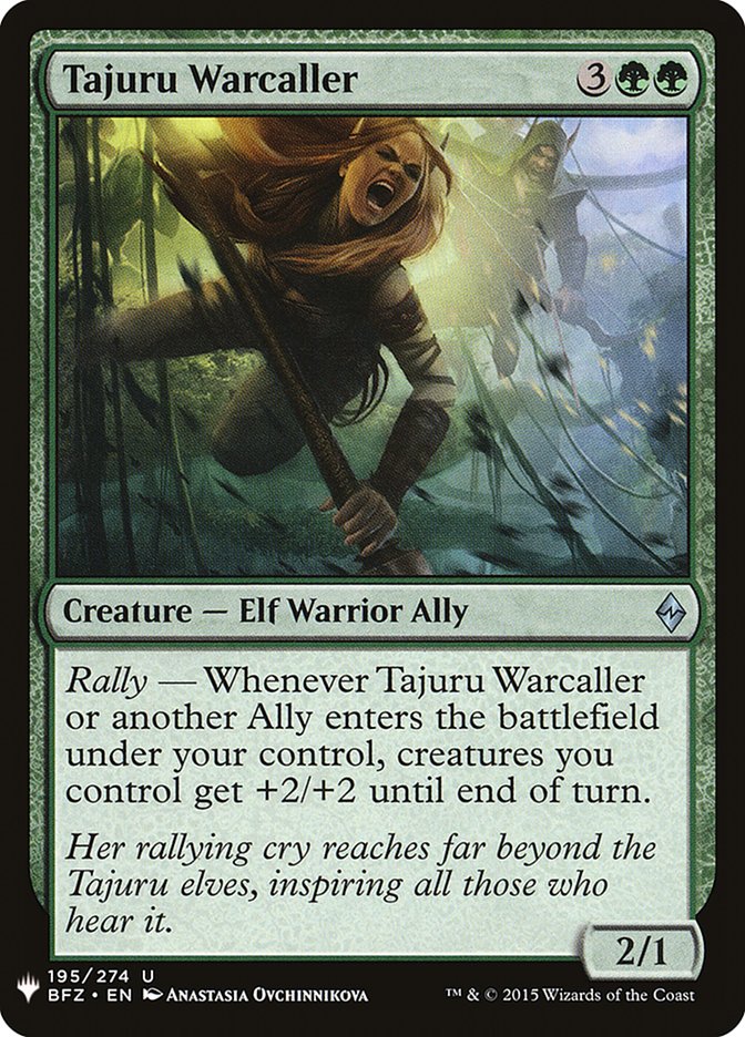 Tajuru Warcaller [Mystery Booster] | Game Haven TX