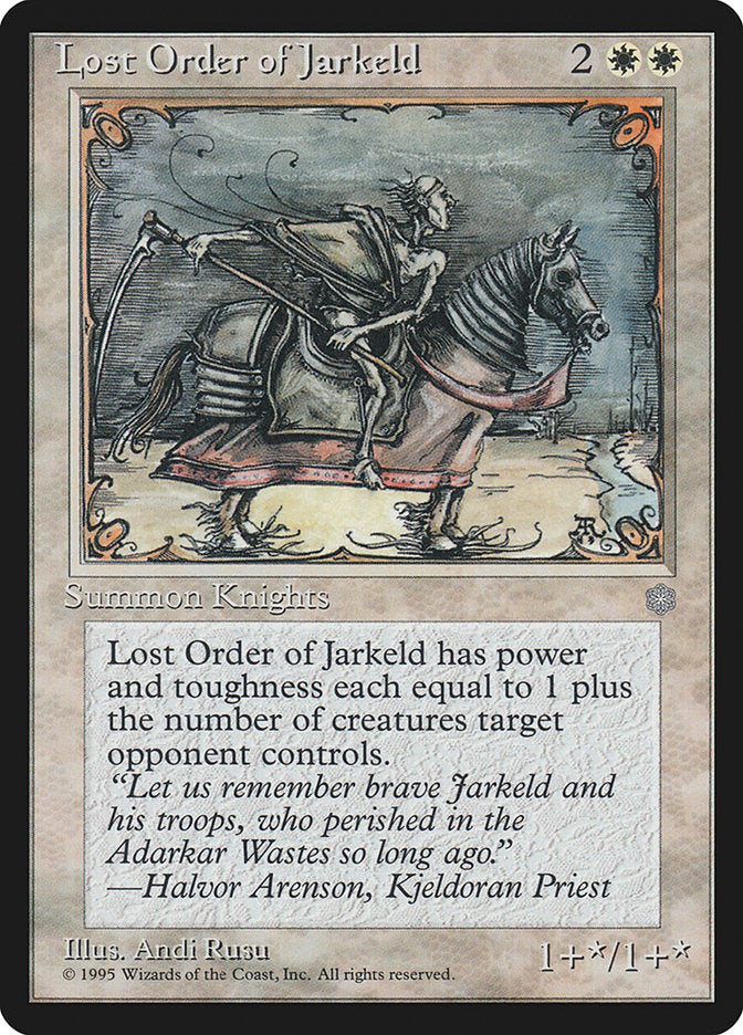 Lost Order of Jarkeld [Ice Age] | Game Haven TX