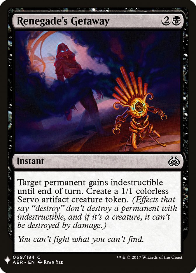 Renegade's Getaway [Mystery Booster] | Game Haven TX