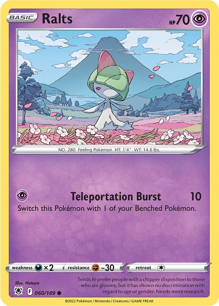 Ralts (060/189) [Sword & Shield: Astral Radiance] | Game Haven TX