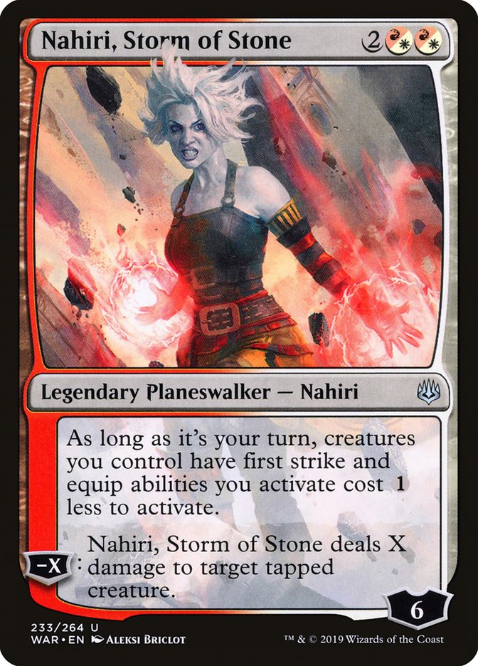 Nahiri, Storm of Stone [War of the Spark] | Game Haven TX