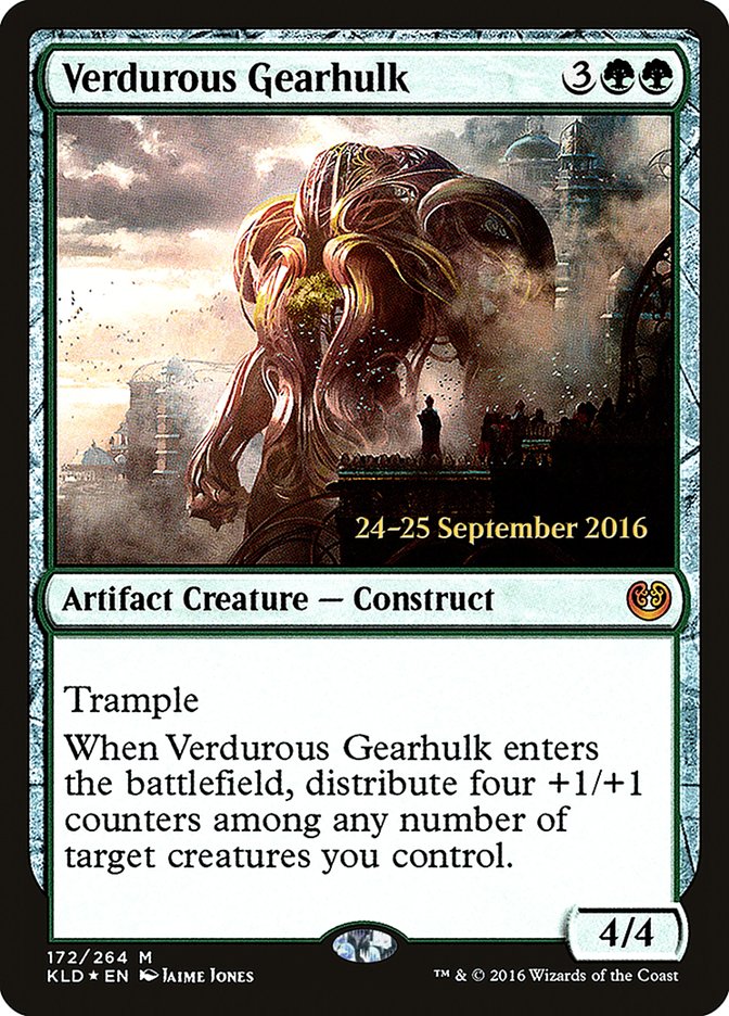 Verdurous Gearhulk [Kaladesh Promos] | Game Haven TX