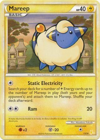 Mareep (13/30) [HeartGold & SoulSilver: Trainer Kit - Raichu] | Game Haven TX
