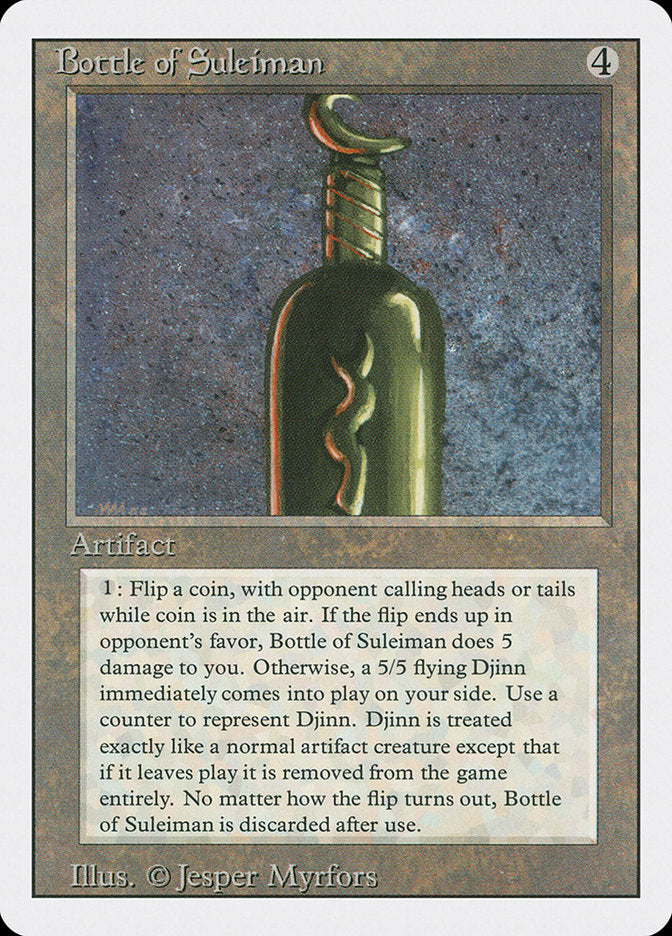 Bottle of Suleiman [Revised Edition] | Game Haven TX