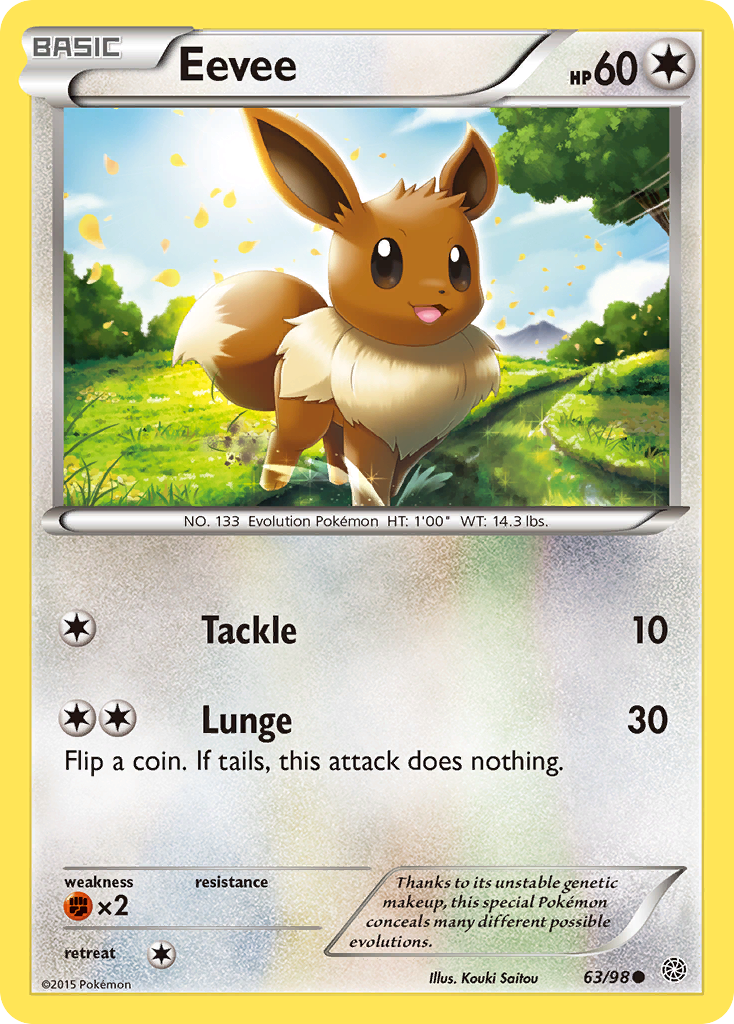 Eevee (63/98) [XY: Ancient Origins] | Game Haven TX
