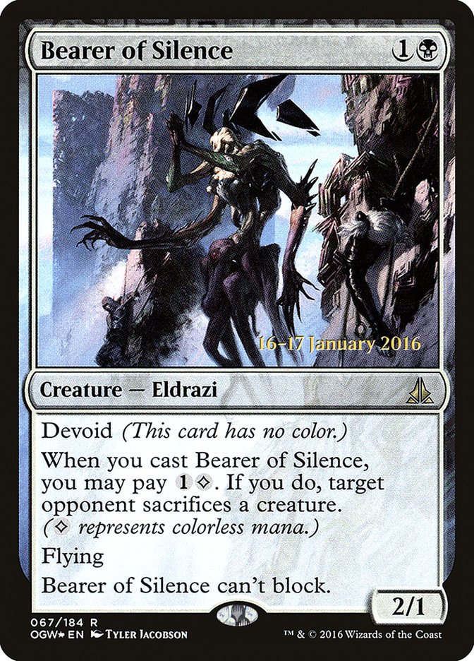 Bearer of Silence [Oath of the Gatewatch Promos] | Game Haven TX