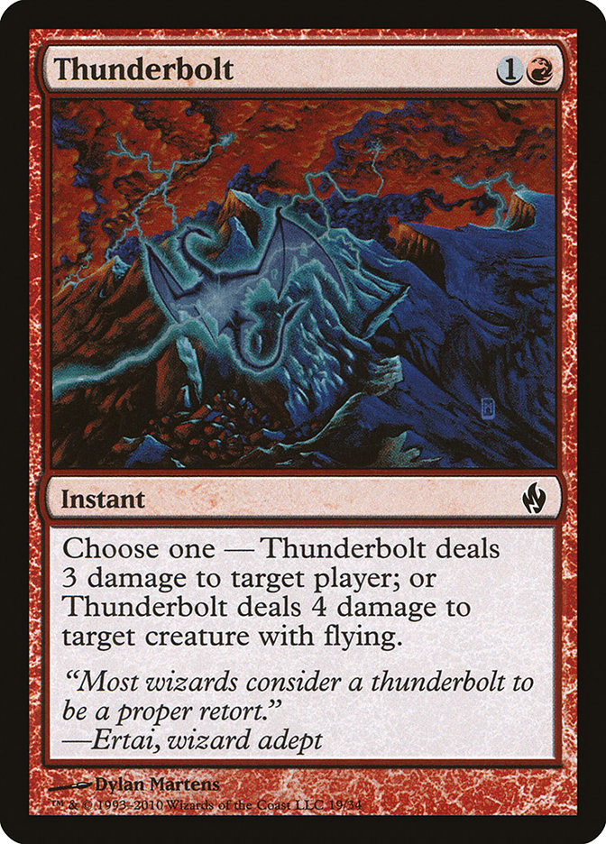 Thunderbolt [Premium Deck Series: Fire and Lightning] | Game Haven TX