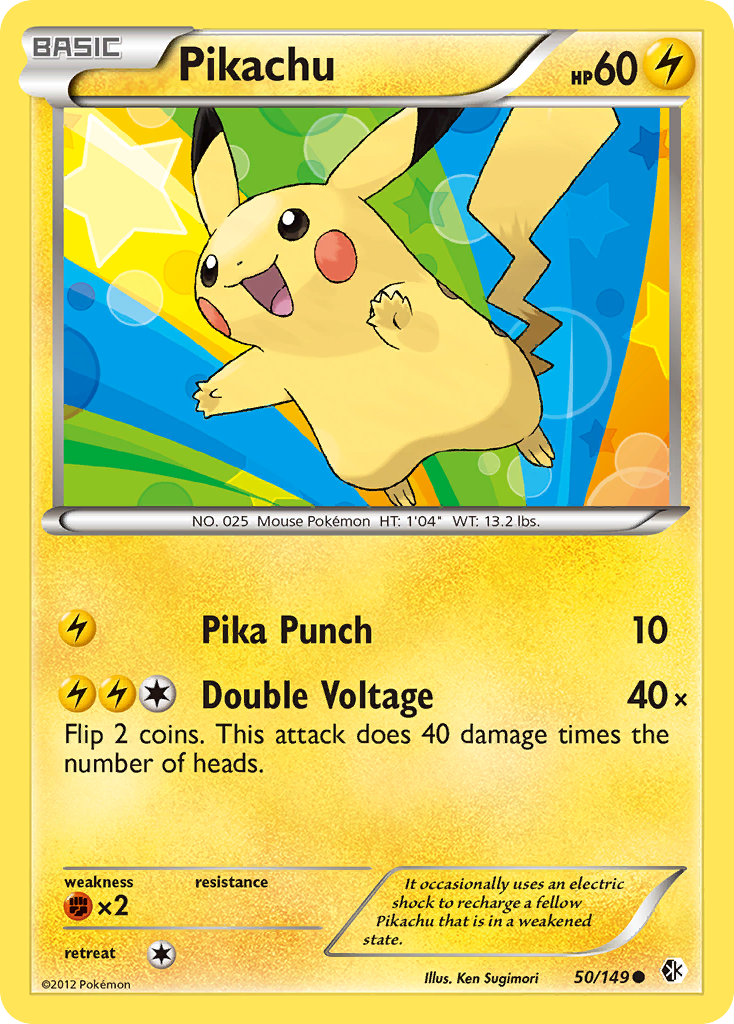 Pikachu (50/149) [Black & White: Boundaries Crossed] | Game Haven TX
