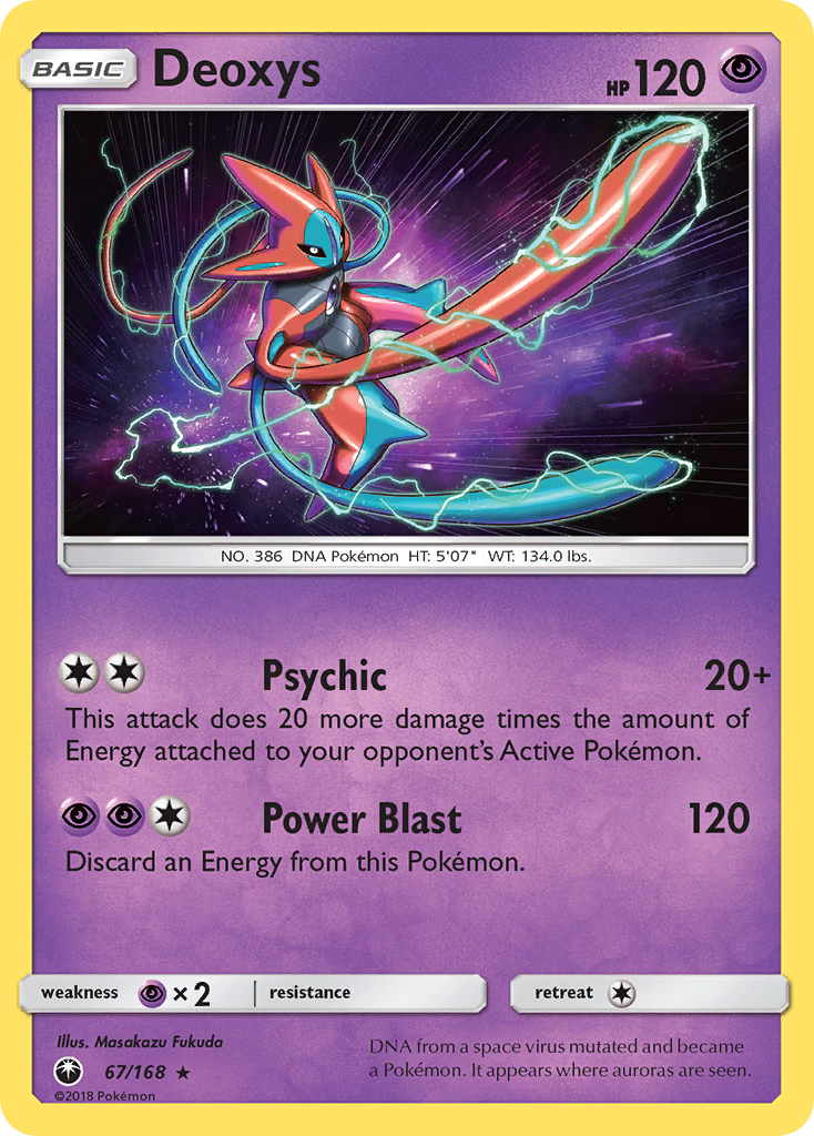 Deoxys (67/168) [Sun & Moon: Celestial Storm] | Game Haven TX