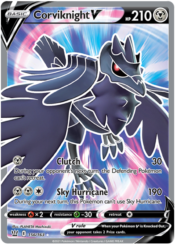 Corviknight V (156/163) [Sword & Shield: Battle Styles] | Game Haven TX