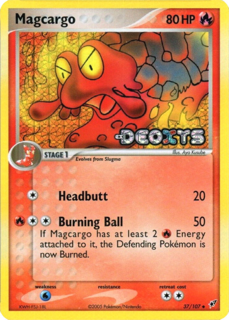 Magcargo (37/107) (Stamped) [EX: Deoxys] | Game Haven TX