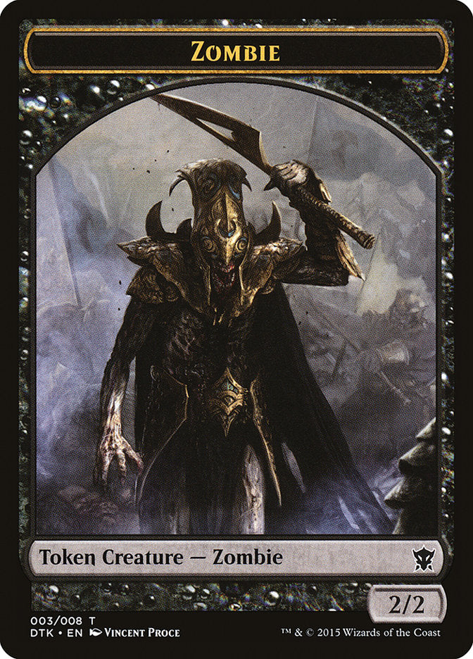Zombie [Dragons of Tarkir Tokens] | Game Haven TX