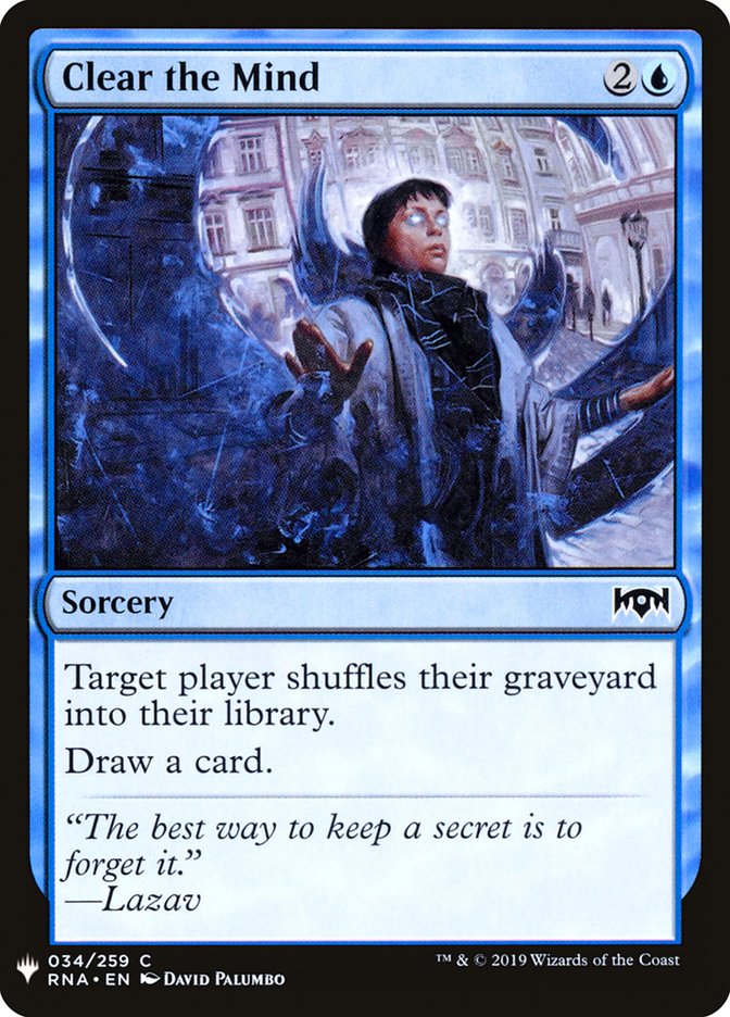 Clear the Mind [Mystery Booster] | Game Haven TX