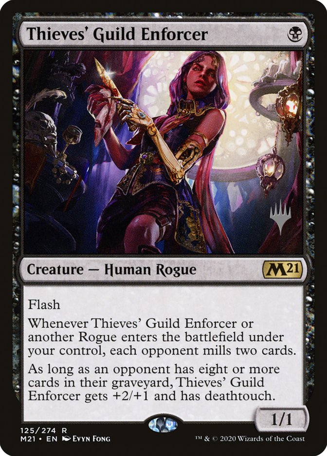 Thieves' Guild Enforcer (Promo Pack) [Core Set 2021 Promos] | Game Haven TX
