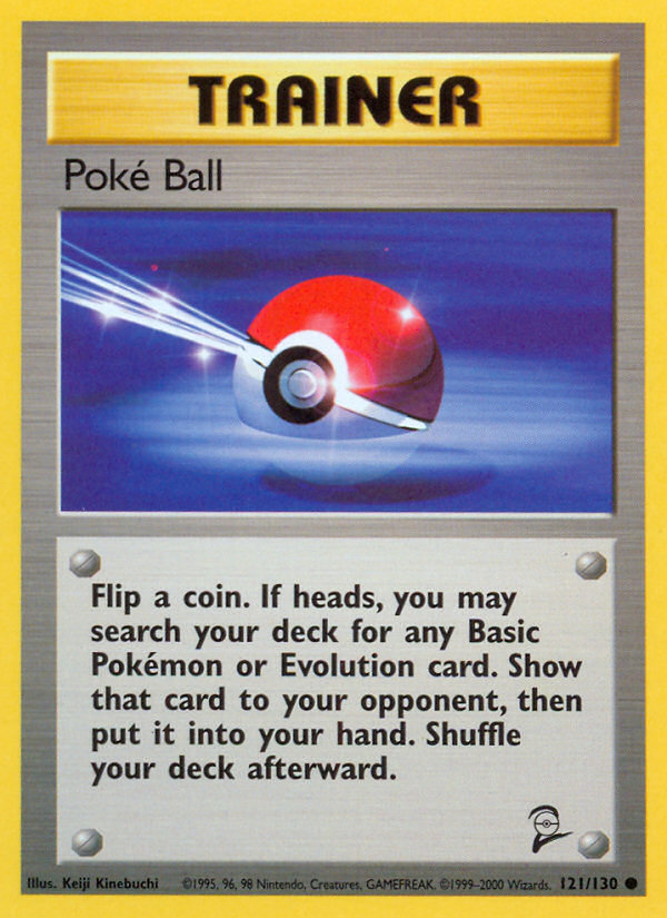 Poke Ball (121/130) [Base Set 2] | Game Haven TX