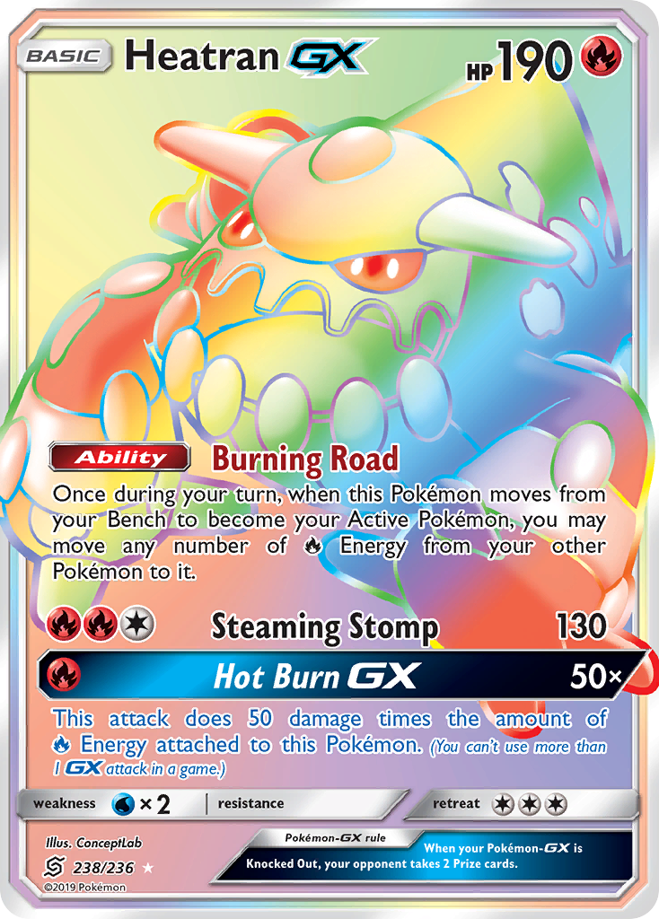 Heatran GX (238/236) [Sun & Moon: Unified Minds] | Game Haven TX