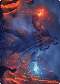 Aegar, the Freezing Flame Art Card [Kaldheim: Art Series] | Game Haven TX
