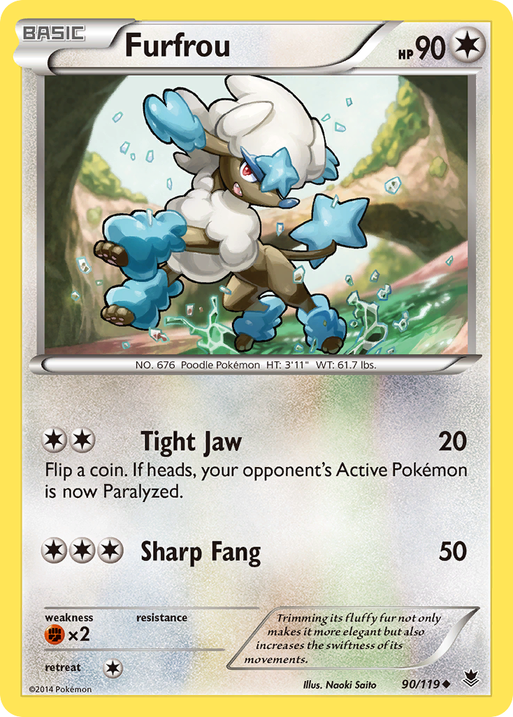 Furfrou (90/119) [XY: Phantom Forces] | Game Haven TX